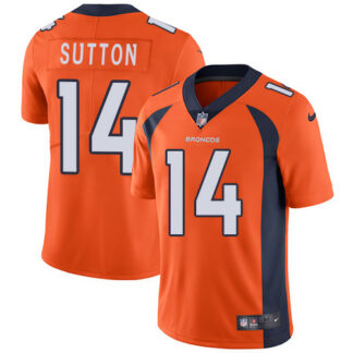 Nike Denver Broncos #14 Courtland Sutton Orange Team Color Men’s Stitched NFL Vapor Untouchable Limited Jersey