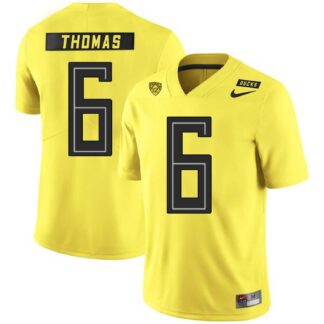 Oregon Ducks 6 De'Anthony Thomas Yellow Nike College Football Jersey Dzhi