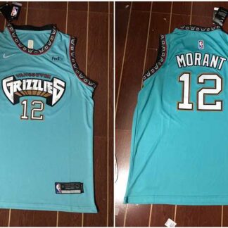 Grizzlies 12 Ja Morant Green Nike Swingman Jersey