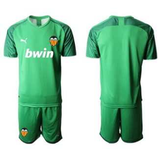 Valencia Blank Green Goalkeeper Soccer Club Jersey