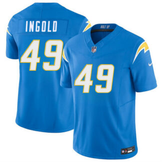 Youth Los Angeles Chargers #49 Alec Ingold Blue 2026 F.U.S.E. Vapor Limited Stitched Football Jersey