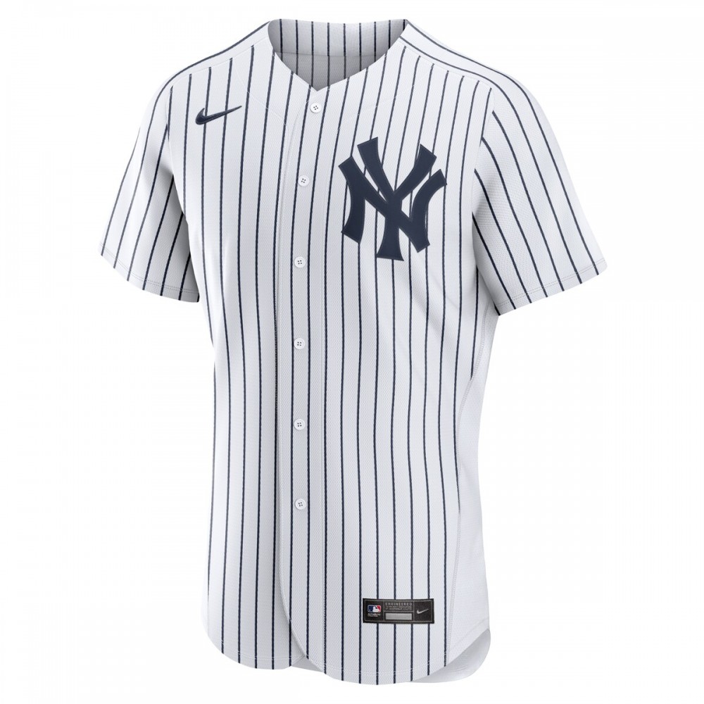 Mickey Mantle New York Yankees Nike Home Authentic Retired Player Jersey - White - Image 2