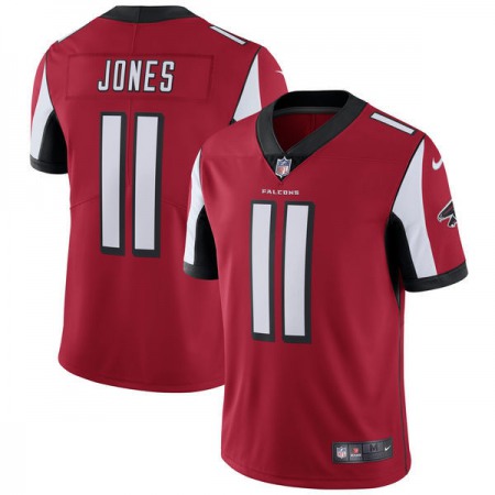 Men's Atlanta Falcons #11 Julio Jones Red Vapor Untouchable Limited Stitched NFL Jersey Y0XH