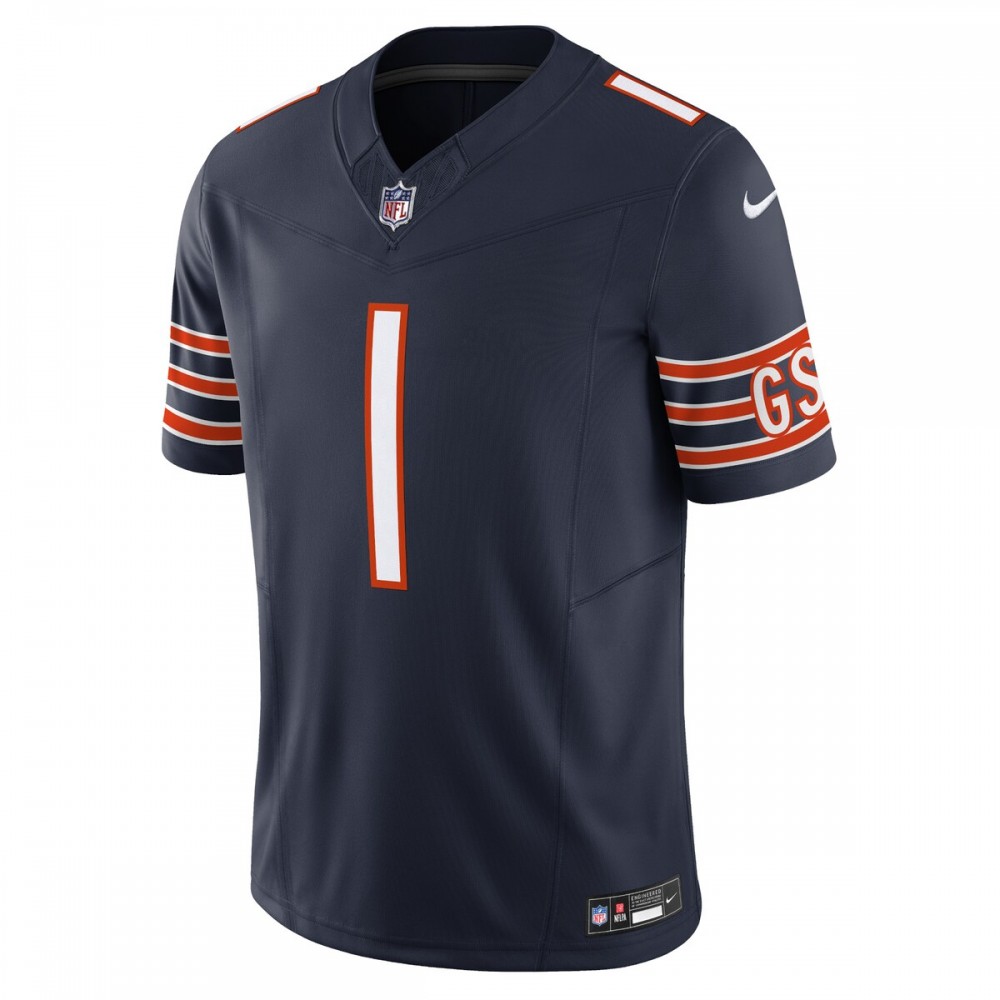 Justin Fields Chicago Bears Nike Vapor F.U.S.E. Limited Jersey - Navy - Image 2