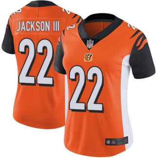 Nike Cincinnati Bengals #22 William Jackson III Orange Alternate Women’s Stitched NFL Vapor Untouchable Limited Jersey