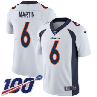 Nike Denver Broncos #6 Sam Martin White Youth Stitched NFL 100th Season Vapor Untouchable Limited Jersey
