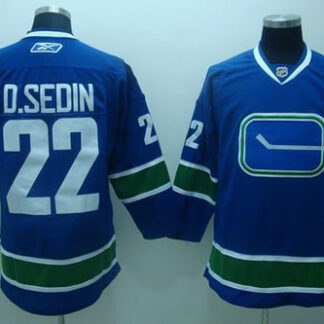 Vancouver Canucks #22 D.sedin Blue 3rd Jerseys