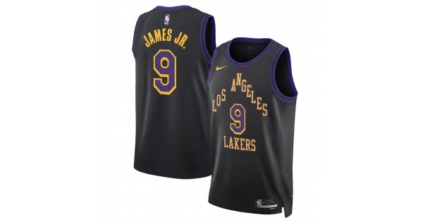 Bronny James Los Angeles Lakers Jordan Brand Unisex Purple Swingman Jersey - Statement Edition - Image 2