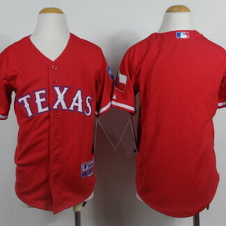 Texas Rangers Blank 2014 Red Kids Jersey