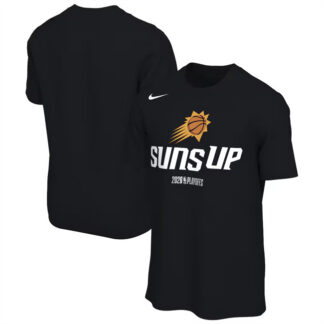 Men's Phoenix Suns Black 2026 Playoffs Mantra T-Shirt