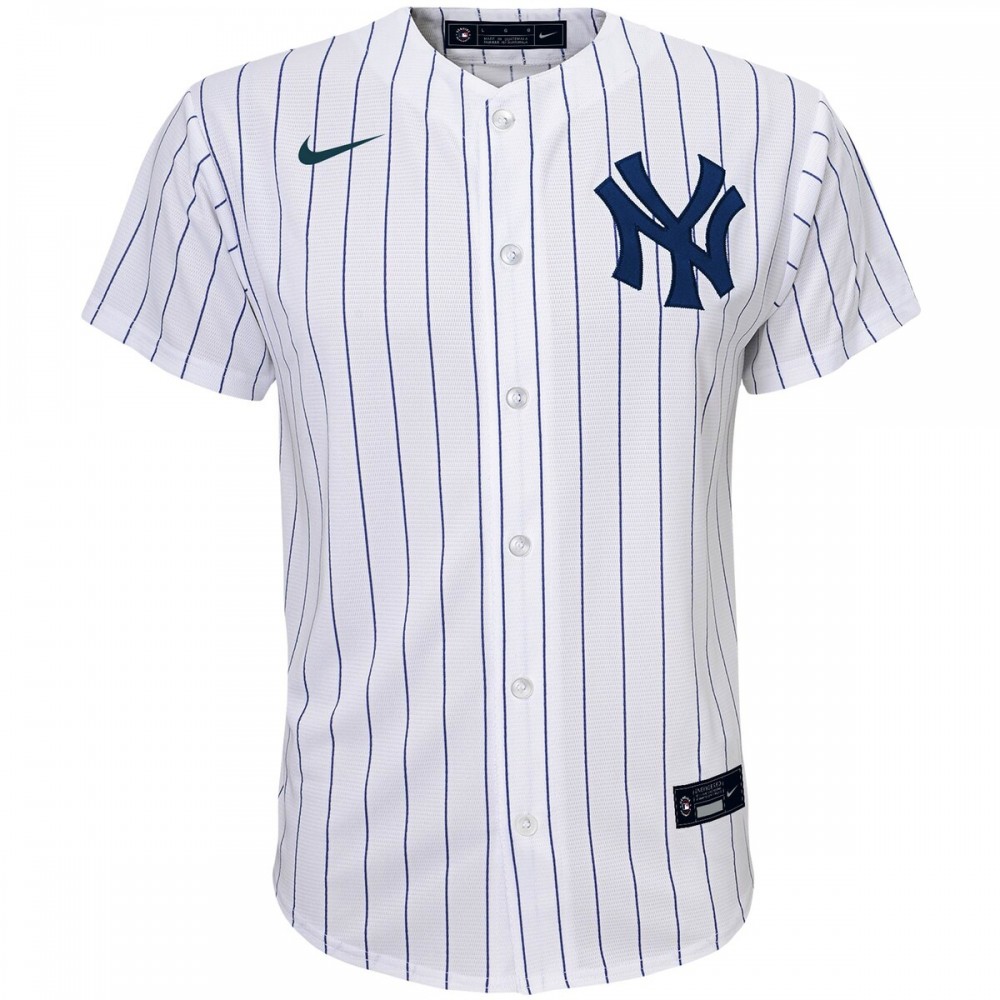 Gerrit Cole New York Yankees Nike Youth Alternate Replica Player Jersey - White - Image 2
