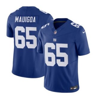 ultra‑ Men's New York Giants #65 Francis Mauigoa Royal 2026 NFL Draft Vapor F.U.S.E. Limited Jersey ‑uniform