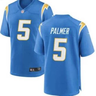 Men & Women & Youth Los Angeles Chargers #5 Josh Palmer Blue Vapor Untouchable Limited Stitched Jersey
