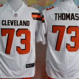 Nike Cleveland Browns #73 Joe Thomas 2015 White Game Jersey