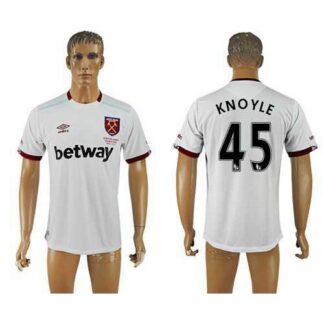 West Ham United #45 Knoyle Away Soccer Club Jersey