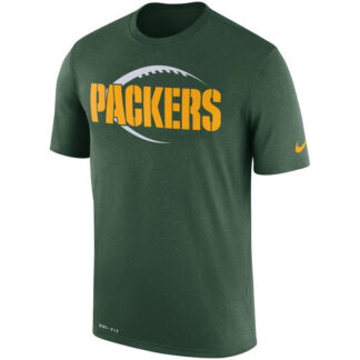 Men's Green Bay Packers Nike Green Legend Icon Logo Performance T-Shirt