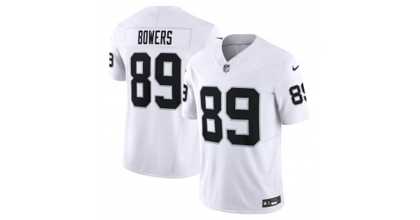 Brock Bowers Las Vegas Raiders Nike Vapor F.U.S.E. Limited Jersey - White - Image 2