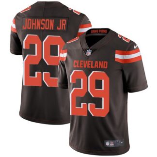 Nike Men & Women & Youth Browns 29 Duke Johnson Jr Brown NFL Vapor Untouchable Limited Jersey