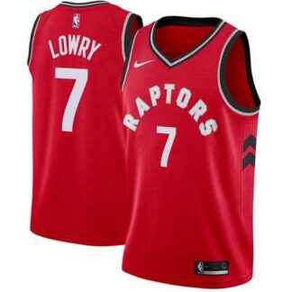 Men’s Nike Toronto Raptors #7 Kyle Lowry Red NBA Swingman Jersey