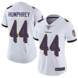 Nike Baltimore Ravens #44 Marlon Humphrey White Women’s Stitched NFL Vapor Untouchable Limited Jersey