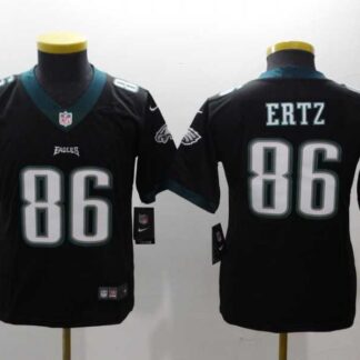 Youth Nike Philadelphia Eagles #86 Zach Ertz Black Vapor Untouchable Player Limited Jersey