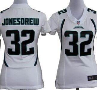Nike Jacksonville Jaguars #32 Maurice Jones-Drew White Game Womens Jersey
