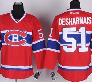 Montreal Canadiens #51 David Desharnais Red CH Jersey