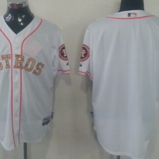 Houston Astros Blank White 2013 USMC Home Cool Base Jerseys