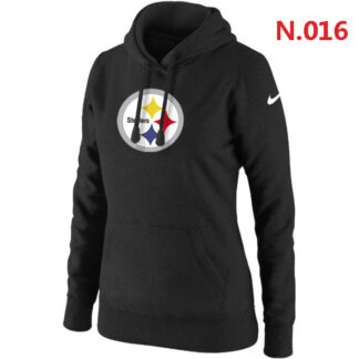 Nike Pittsburgh Steelers Team Logo Womens Pullover Hoodies (4)
