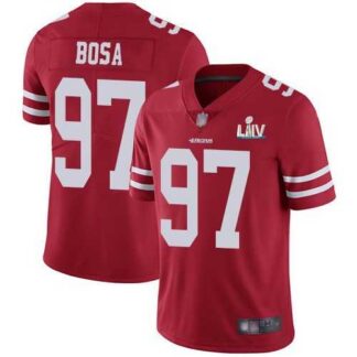 Youth Nike 49ers 97 Nick Bosa Red 2020 Super Bowl LIV Vapor Untouchable Limited Jersey