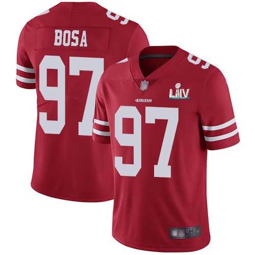 Youth Nike 49ers 97 Nick Bosa Red 2020 Super Bowl LIV Vapor Untouchable Limited Jersey