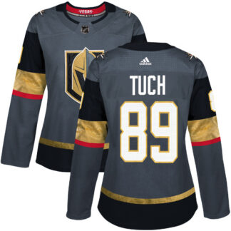 Adidas Vegas Golden Knights #89 Alex Tuch Grey Home Authentic Women’s Stitched NHL Jersey