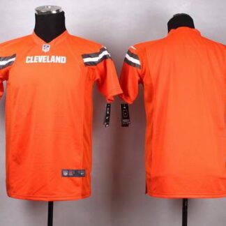 Youth Cleveland Browns Blank 2015 Nike Orange Game Jersey