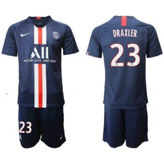 Paris Saint-Germain #23 Draxler Home Soccer Club Jersey