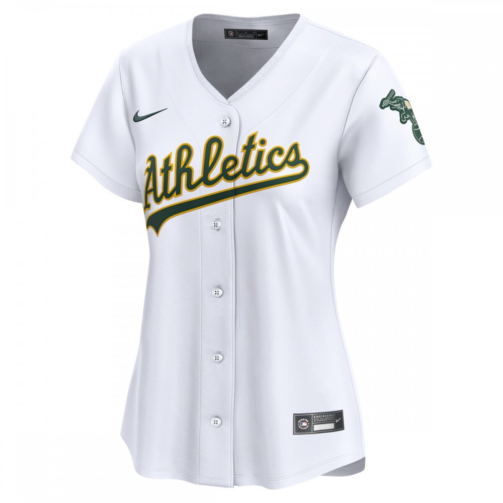 Oakland Athletics Nike Women's Home Limited Jersey - White - Image 2