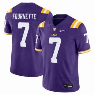 Leonard Fournette LSU Tigers Nike Purple Football Game Jersey