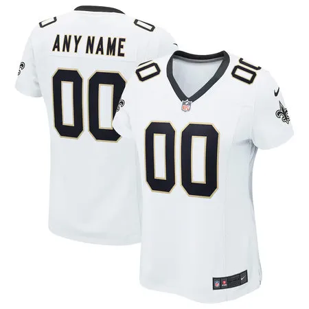Women's New Orleans Saints Nike White Game Road Custom Jersey