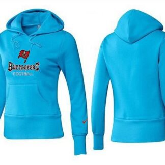 Nike Tampa Bay Buccaneers Team Logo L.Blue Women Pullover Hoodies (3)