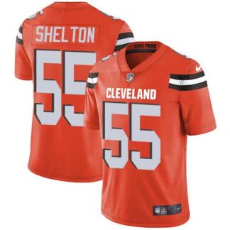 Nike Cleveland Browns #55 Danny Shelton Orange Alternate NFL Vapor Untouchable Limited Jersey