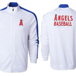 MLB Los Angeles Angels of Anaheim Team Logo 2015 Men Baseball Jacket (3)