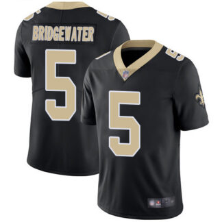 Nike New Orleans Saints #5 Teddy Bridgewater Black Team Color Men’s Stitched NFL Vapor Untouchable Limited Jersey