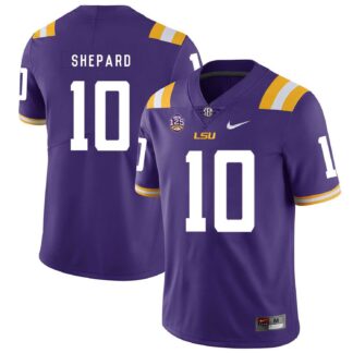 LSU Tigers 10 Russell Shepard Purple Nike College Football Jersey Dzhi