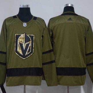 Customized Men's Vegas Golden Knights Any Name & Number Olive Green Adidas Stitched NHL Jersey