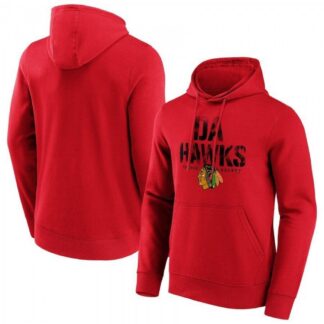 Chicago Blackhawks Fanatics BrandedHometown Graphic Hoodie - Red