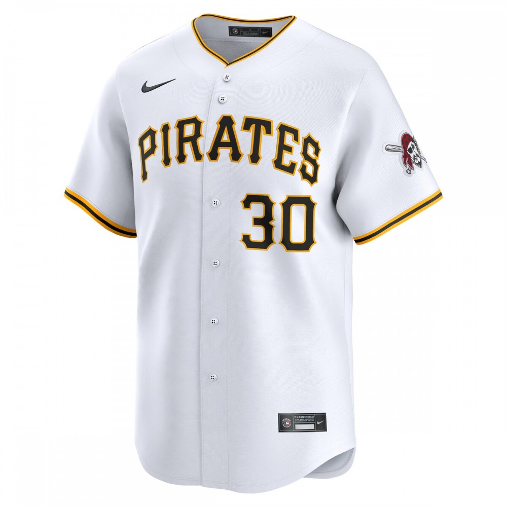Paul Skenes Pittsburgh Pirates Nike Home Limited Player Jersey - White - Image 2