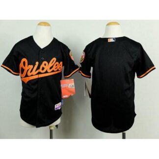 Baltimore Orioles Blank Black Cool Base Stitched Youth MLB Jersey