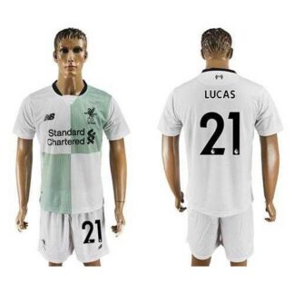Liverpool #21 Lucas Away Soccer Club Jersey