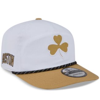 Boston Celtics New Era 2025/26 City Edition 19TWENTY Adjustable Hat – White/Gold