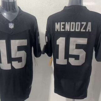 Men's Las Vegas Raiders #15 Fernando Mendoza Black F.U.S.E. Vapor Untouchable Limited Stitched Football Jersey