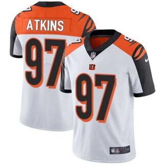 Nike Cincinnati Bengals #97 Geno Atkins White NFL Vapor Untouchable Limited Jersey